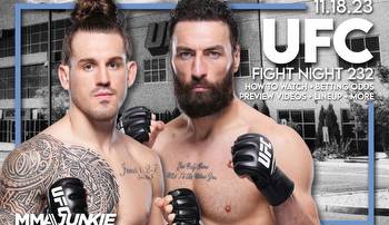 UFC Fight Night 232: How to watch Allen vs. Craig, lineup, odds, more