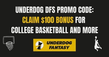 Underdog DFS promo code BETFPB: $100 bonus for CBB, more
