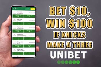 Unibet Promo: Bet $10, Win $100 When the Knicks or Pacers Hit a 3