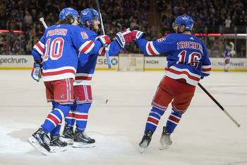 Use BetMGM bonus code SILIVEGOAL for our Stars vs. Rangers prediction