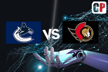 Vancouver Canucks at Ottawa Senators AI NHL Prediction 11923