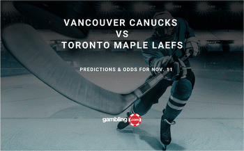 Vancouver Canucks vs Toronto Maple Laefs: Predictions & Odds for Nov. 11