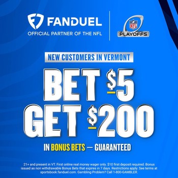 Vermont sports betting is live: Bet $5 and get $200 from FanDuel