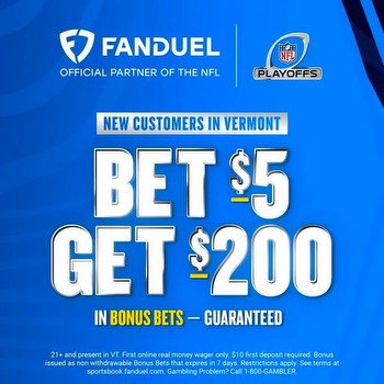 Vermont sports betting is now live: Sign up for FanDuel now