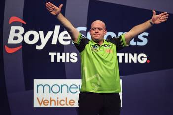 Vintage Van Gerwen sets up Wright showdown in World Grand Prix semis