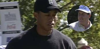Vintage video shows a classic Tiger Woods-Phil Mickelson moment from 2002