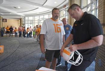 Vols’ Heupel not fazed by shorter college football games as Big Orange Caravan rolls into Chattanooga