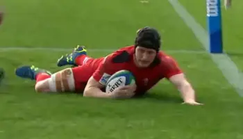 Wales Under-20 Dafydd Howells scores fastest try in international rugby