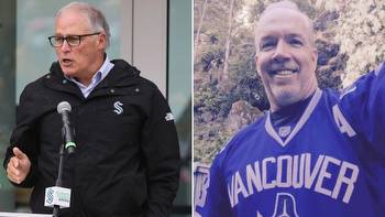 Washington governor, British Columbia premier bet on Kraken home opener