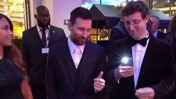 Watch Lionel Messi 'send magician into retirement' as he brutally shuts him down mid-trick at Fifa Best Awards