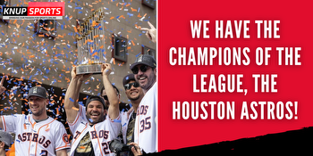 We Have the Champions of the League, the Houston Astros!