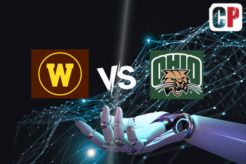 Western Michigan Broncos at Ohio Bobcats AI NCAA Football Prediction 10/21/2023