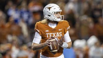 What channel is the Texas football game on today vs. Washington?