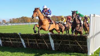 Who is in contention for the Grade 1 Tolworth Hurdle at Sandown on Saturday?