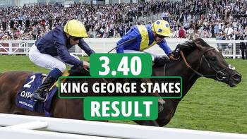 Who won the 3.40 King George VI and Queen Elizabeth Stakes at Ascot? How every horse finished in huge race