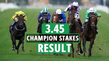 Who won the 3.45 at Ascot? FULL results and finishing order for Champion Stakes 2023