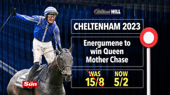 William Hill boost: Energumene to win Queen Mother Chase at 5/2