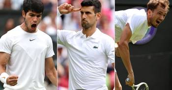 Wimbledon 2023 betting odds, picks: Men's semifinals best bets for Djokovic-Sinner and Alcaraz-Medvedev