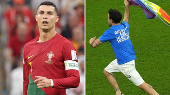 World Cup 2022 LIVE: Portugal and Brazil into last-16, protestor INVADES pitch, England face Wales TODAY
