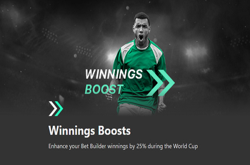 World Cup Bet Builder Enhanced Winnings Offer