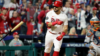 World Series score: Phillies vs. Astros live updates as Bryce Harper starts home run parade in Philly