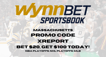 WynnBET Massachusetts Promo Code XREPORT: $20 ➡️ $100 Win Or Lose On NBA, NHL Playoffs