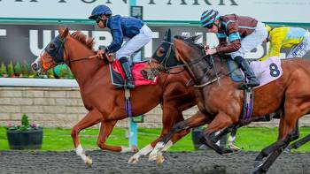 young jockey Tyrese Cameron rides his first winner