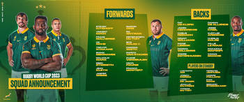 Youth and experience in exciting Springboks RWC squad