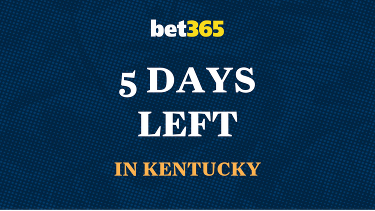 $365 bet365 Kentucky bonus code expires in 5 days, on 10/31