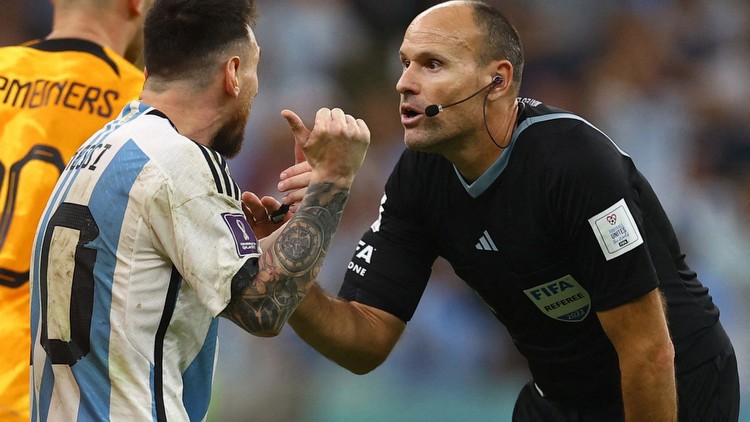 Controversial ref who left Lionel Messi fuming in line for shock role to replace disgraced Luis Rubiales as Spain chief