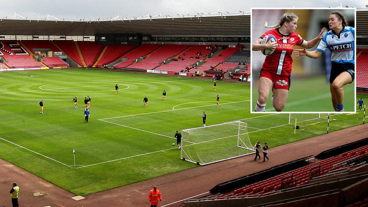 Abandoned 25,500-seater stadium that rivalled Premier League sides now used as rugby pitch after £2million sale