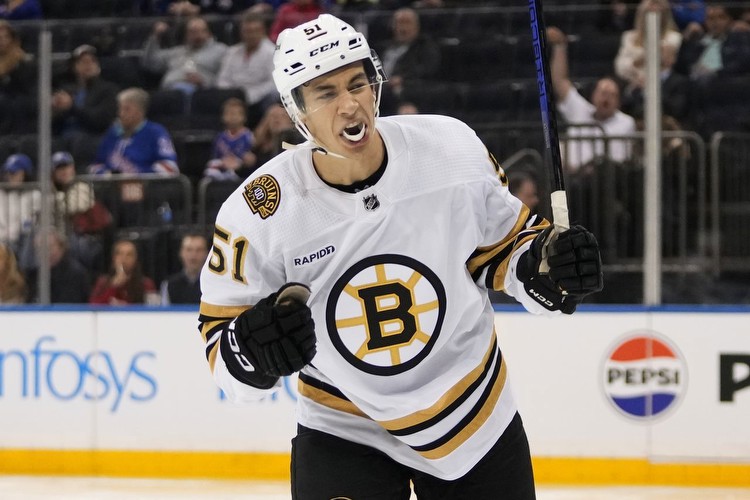 After strong camp, Bruins 19-year old rookie makes roster