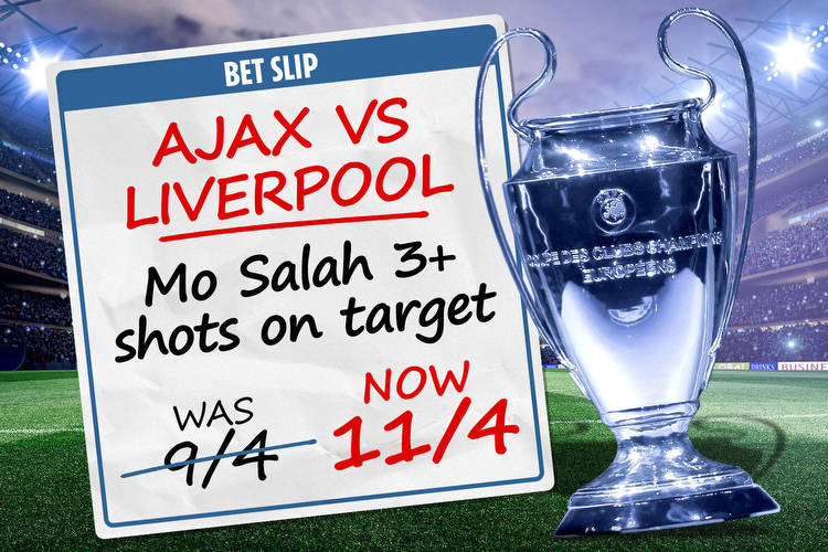 Ajax vs Liverpool: Mo Salah 3+ shots on target boosted to 11/4 with Sky Bet