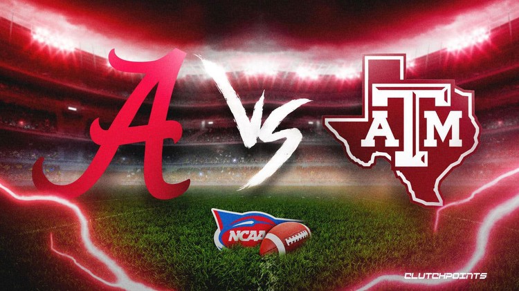 Alabama-Texas A&M prediction, odds, pick, how to watch