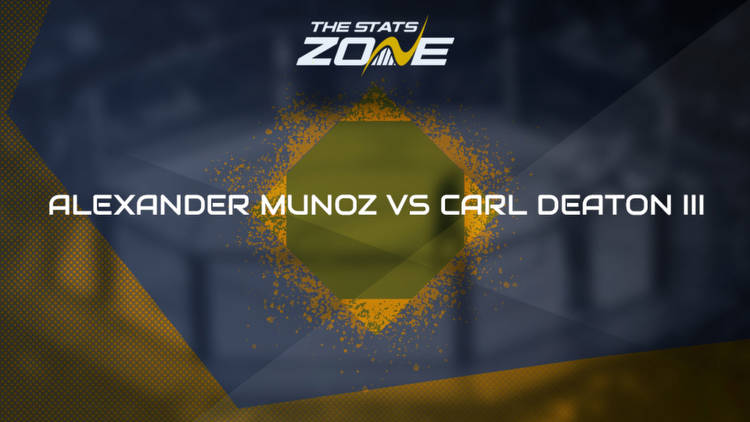 Alexander Munoz vs Carl Deaton III at UFC on ESPN 49
