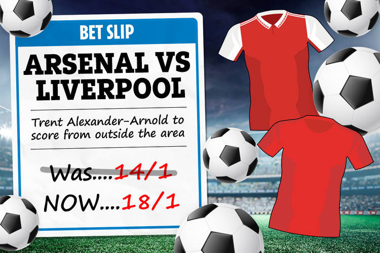 Arsenal vs Liverpool offer: Trent Alexander-Arnold to score from outside box
