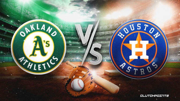 Athletics-Astros Odds: Prediction, pick, how to watch MLB game