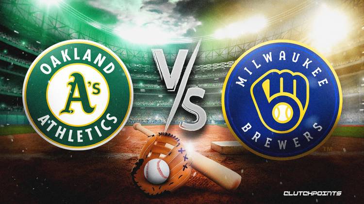 Athletics-Brewers prediction, odds, pick, how to watch