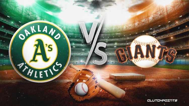 Athletics vs. Giants prediction, odds, pick, how to watch