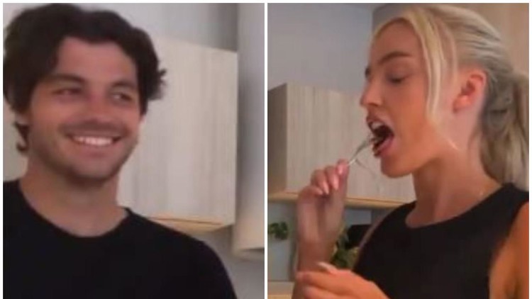 Australian Open 2023: Taylor Fritz girlfriend, Vegemite bet, did she eat it, reaction, Morgan Riddle, video