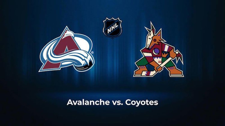 Avalanche vs. Coyotes: Odds, total, moneyline