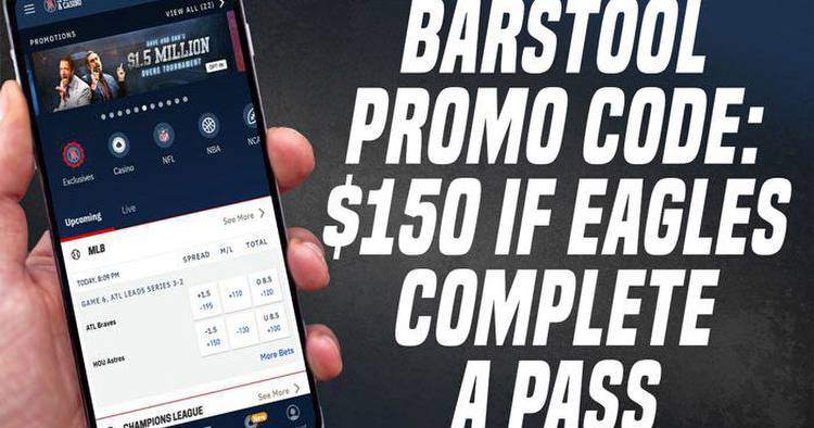 Barstool Sportsbook promo code: $150 if Eagles complete pass on MNF