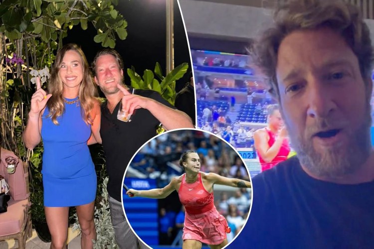 Barstool's Dave Portnoy, tennis star Aryna Sabalenka hang in Miami