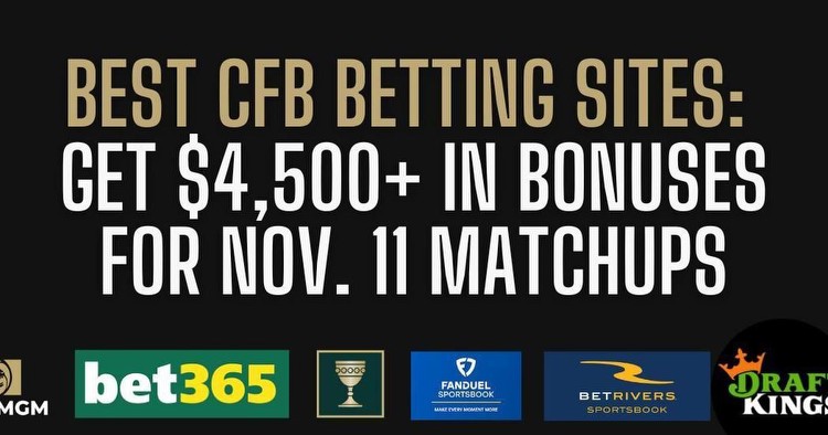 Best college football betting sites and promos for Nov. 11