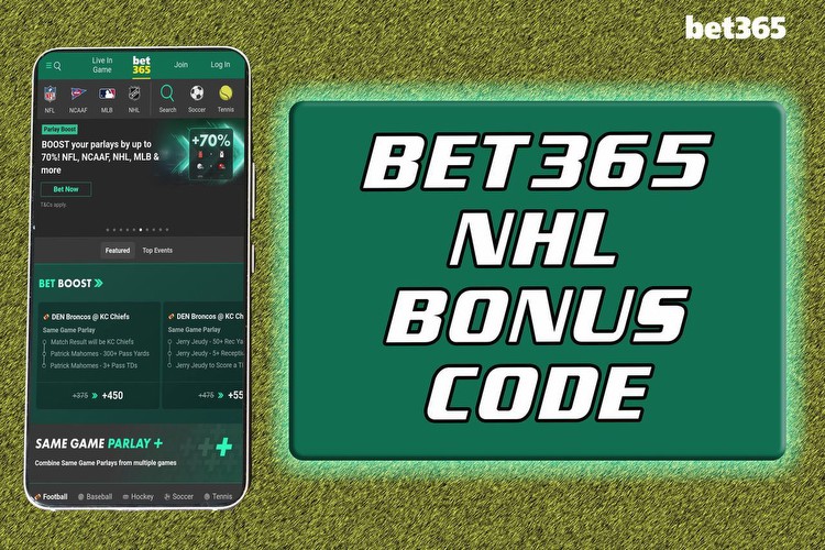 Bet365 bonus code: Bet $5 on NHL, get $150 bonus this week