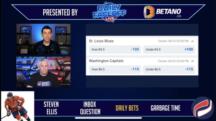 Betano Daily Bets: Blues over 85.5 points & Capitals to miss playoffs