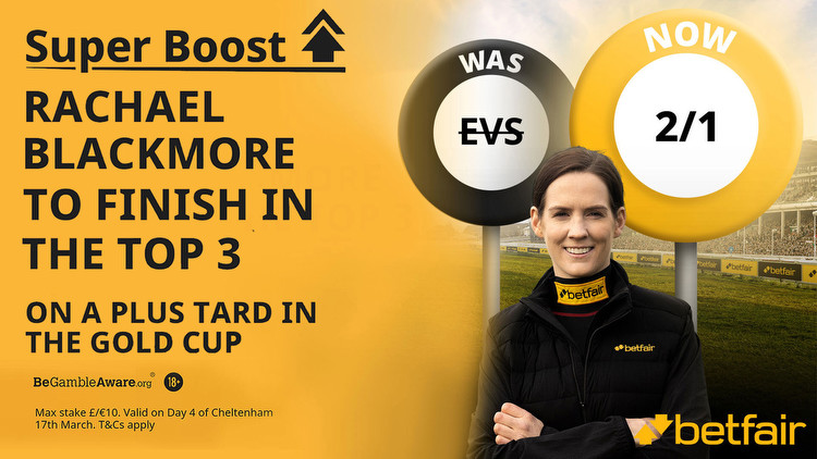 Betfair offer: Get Rachael Blackmore and A Plus Tard to finish in top 3 at HUGE 2/1