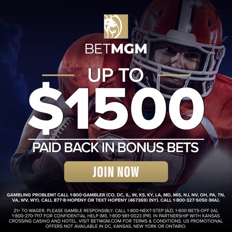 BetMGM Kentucky promo code MLIVEMGM for $1,500 in bonuses