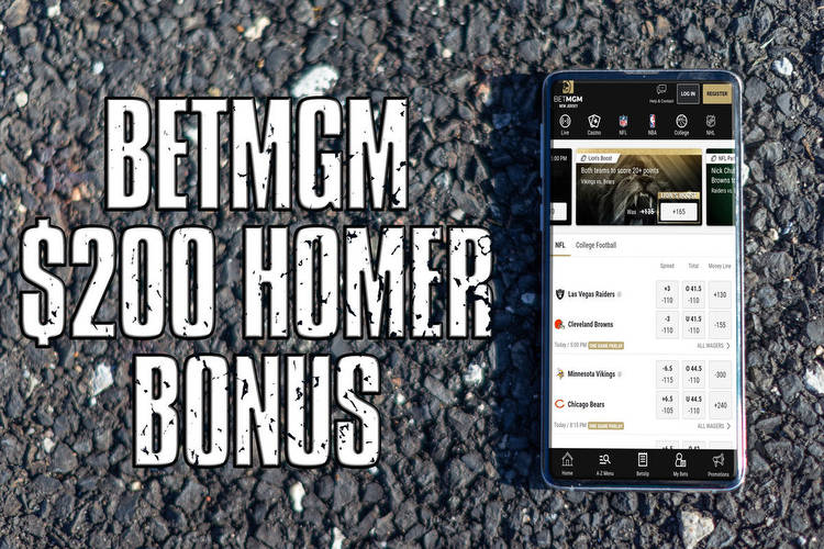 BetMGM Promo Code for MLB Action Swings for Fences With $200 Homer Bonus