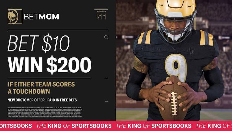 BetMGM Tennessee Bet $10 Win $200 On A Touchdown Bonus vs Akron